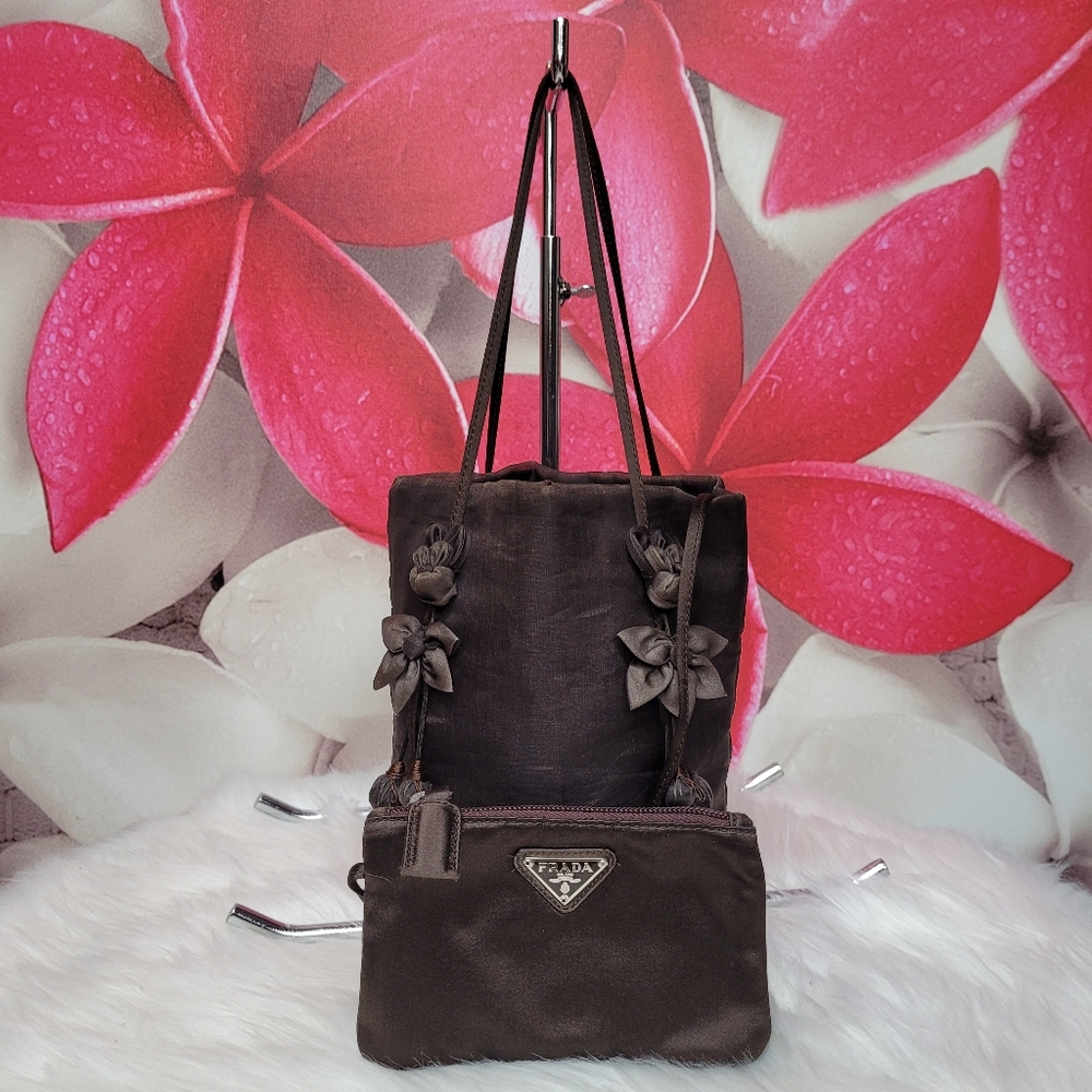 Prada organza bag